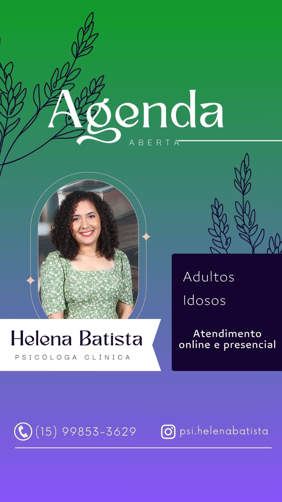 Helena Batista, psicóloga clínica